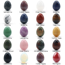 20mm crystal agate stone mini Easter egg