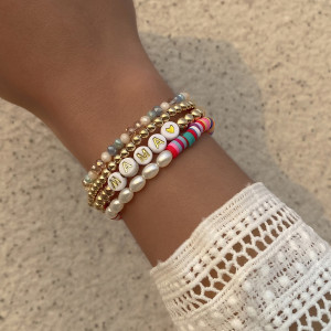 Mother's Day Mama Beaded Bracelet Gift Folding Bracelet