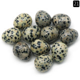 20mm crystal agate stone mini Easter egg