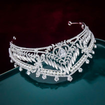 Alloy Crystal Crown Wedding Ball Party Bridal Crown