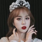 Alloy Crystal Crown Wedding Ball Party Bridal Crown