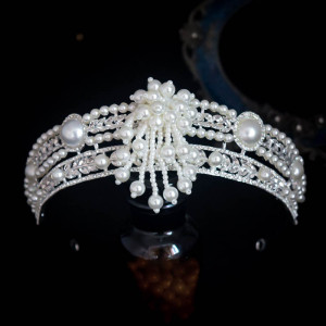 Alloy Crystal Crown Wedding Ball Party Bridal Crown