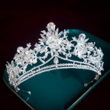 Alloy Crystal Crown Wedding Ball Party Bridal Crown