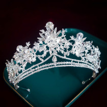 Alloy Crystal Crown Wedding Ball Party Bridal Crown