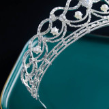 Alloy Crystal Crown Wedding Ball Party Bridal Crown