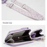 Crossbody bag, leather shoulder bag, trendy mobile phone bag, minimalist mother and child bag fit 20MM  Snaps button jewelry wholesale