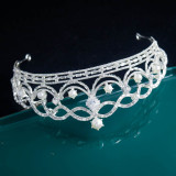 Alloy Crystal Crown Wedding Ball Party Bridal Crown