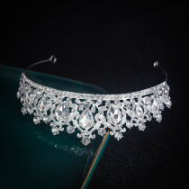 Alloy Crystal Crown Wedding Ball Party Bridal Crown