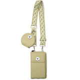 Crossbody bag, leather shoulder bag, trendy mobile phone bag, minimalist mother and child bag fit 20MM  Snaps button jewelry wholesale