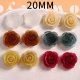 20MM flower Resin snap button charms