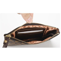 Retro Old Pattern Handheld Bag Long Wallet Multi functional Wallet Phone Bag fit 20MM  Snaps button jewelry wholesale