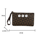 Retro Old Pattern Handheld Bag Long Wallet Multi functional Wallet Phone Bag fit 20MM  Snaps button jewelry wholesale