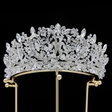 Alloy Crystal Crown Wedding Ball Party Bridal Crown