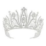 Alloy Crystal Crown Wedding Ball Party Bridal Crown