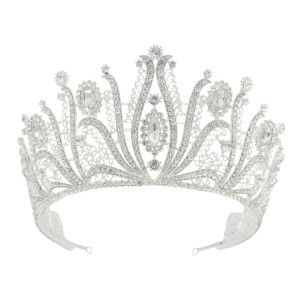 Alloy Crystal Crown Wedding Ball Party Bridal Crown