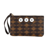 Retro Old Pattern Handheld Bag Long Wallet Multi functional Wallet Phone Bag fit 20MM  Snaps button jewelry wholesale