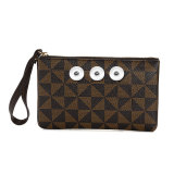 Retro Old Pattern Handheld Bag Long Wallet Multi functional Wallet Phone Bag fit 20MM  Snaps button jewelry wholesale