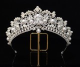 Alloy Crystal Crown Wedding Ball Party Bridal Crown