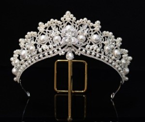 Alloy Crystal Crown Wedding Ball Party Bridal Crown