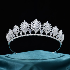 Alloy Crystal Crown Wedding Ball Party Bridal Crown