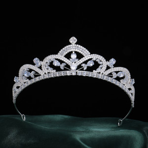Alloy Crystal Crown Wedding Ball Party Bridal Crown