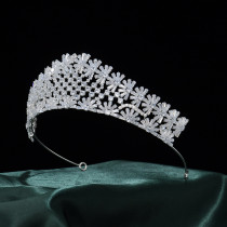 Alloy Crystal Crown Wedding Ball Party Bridal Crown
