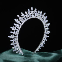 Alloy Crystal Crown Wedding Ball Party Bridal Crown