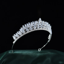 Alloy Crystal Crown Wedding Ball Party Bridal Crown