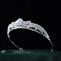 Alloy Crystal Crown Wedding Ball Party Bridal Crown