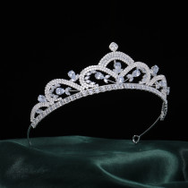 Alloy Crystal Crown Wedding Ball Party Bridal Crown