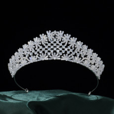 Alloy Crystal Crown Wedding Ball Party Bridal Crown