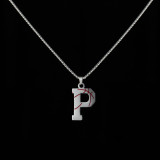 Stainless Steel 26 English Letter Pendant Basketball Line Necklace