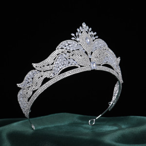 Alloy Crystal Crown Wedding Ball Party Bridal Crown