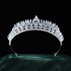 Alloy Crystal Crown Wedding Ball Party Bridal Crown