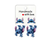 Cartoon Stitch Earrings Starry Baby Earstuds Angel Earrings Laura 3D