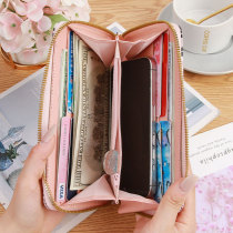 Snake Skin Wallet Fashionable Multi Card Large Capacity Zipper Mid length Wallet Handbag fit 20MM  Snaps button jewelry wholesale
