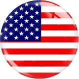 20MM FIFA World CUP Soccer Football flag  glass snap button charms