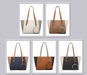 Single shoulder handbag with large capacity and fashionable diagonal span, three piece set, mother bag