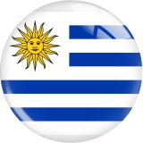 20MM FIFA World CUP Soccer Football flag  glass snap button charms