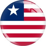 20MM FIFA World CUP Soccer Football flag  glass snap button charms