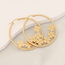 Stainless steel Love Butterfly Cross Flower earrings