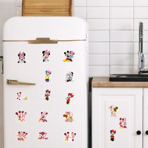 50 Mickey Minnie Cute Stickers, Refrigerator, Water Cup, Phone Decoration Stickers, Waterproof Cartoon DIY Stickers, Waterproof Stickers