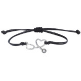 Nurse's electrocardiogram woven bracelet stethoscope Teacher's Day greetings, blessings, gifts, college style jewelry
