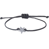 Nurse's electrocardiogram woven bracelet stethoscope Teacher's Day greetings, blessings, gifts, college style jewelry