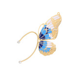 Elf Water Diamond Wings Butterfly Ear Clip Ear Hanger