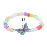 Colorful Beaded Children's Bracelet Cute Colorful Butterfly Bracelet Kindergarten Birthday Gift