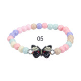 Colorful Beaded Children's Bracelet Cute Colorful Butterfly Bracelet Kindergarten Birthday Gift
