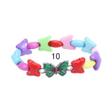 Colorful Beaded Children's Bracelet Cute Colorful Butterfly Bracelet Kindergarten Birthday Gift
