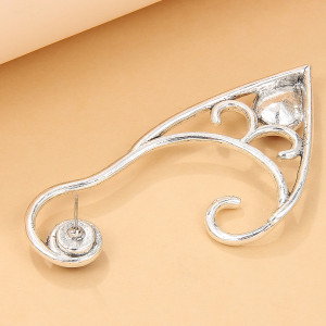 Retro Red Gemstone Ear Clip Halloween Night Ear Clip Ear Hanger