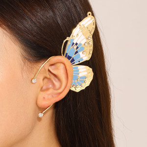 Elf Water Diamond Wings Butterfly Ear Clip Ear Hanger